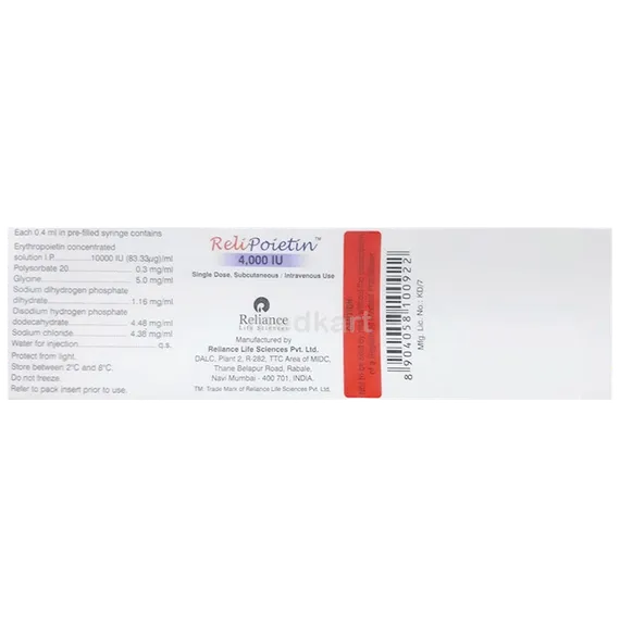 relipoietin 4000iu injection